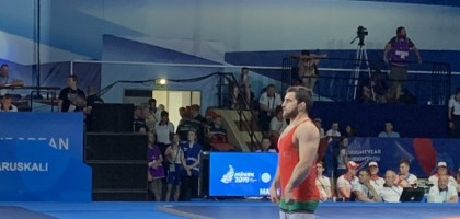 Али Шабанов - серебряный призер II Европейских игр по вольной борьбе. 26.06.2019