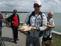 На Зельвенском водохранилище состоялся турнир по спортивному лову рыбы методом квивертип (фидер)