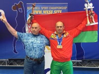 Евгений Назаревич из Гродно завоевал три золотые медали на чемпионате мира по гиревому спорту