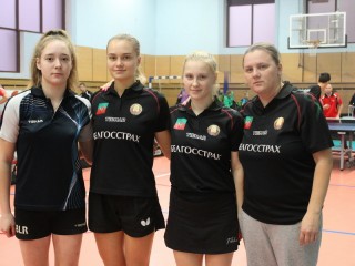 Женская команда Гродненской области выиграла Кубок Республики Беларусь по настольному теннису