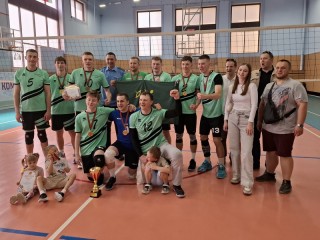 Разыграны награды чемпионата Гродненской области по волейболу среди мужчин