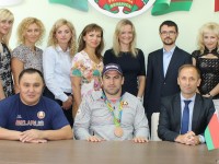 Ибрагим Саидов, бронзовый призер XXXI Олимпийских игр, посетил Управление спорта и туризма