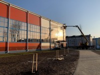 В Островце (Гродненская область) завершается строительство многофункционального спорткомплекса