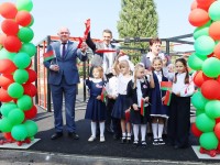 В средней школе г.п. Мир открыли воркаут-площадку