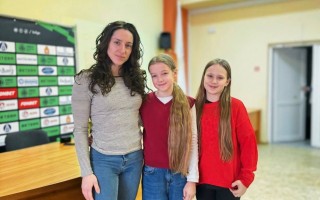 Прошла встреча с Ириной Жук — белорусской рекордсменкой в прыжке с шестом, мастером спорта международного класса