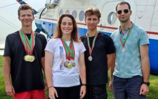В Бресте прошёл первый этап Открытого чемпионата Беларуси по парашютному спорту (точность приземления)