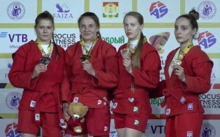 Гродненские самбистки завоевали золото и бронзу на Кубке мира в Душанбе