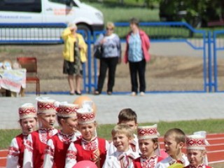 Новый стадион открыт в Ошмянах в рамках программы трансграничного сотрудничества Польша – Беларусь – Украина