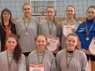 Девушки Гродненской ОСДЮШОР им. А.Н. Сапеги выиграли первенство по волейболу-2016.