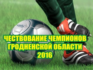 16 ноября в 11.00 состоится чествование лучших команд чемпионата Гродненской области по футболу