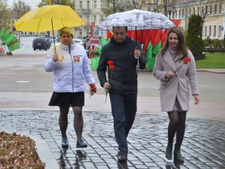 Специалисты Управления спорта и туризма Гродненского облисполкома и  подведомственных организаций приняли участие в акции «Беларусь помнит»