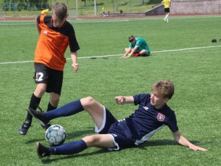 «Кожаный мяч-2023» в старшей группе юношей выиграла команда Щучинского района