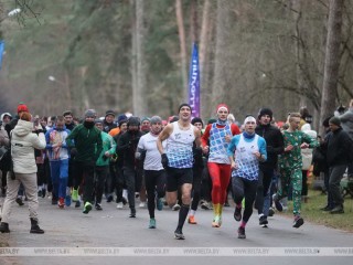 01 января на тропе здоровья в лесопарке Пышки в Гродно состоялся  «Забег трезвости»