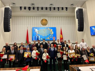 Состоялось чествование в Гродненском областном исполнительном комитете спортсменов, тренеров и иных специалистов, внесших значительный вклад в развитие физической культуры и спорта Гродненской области в 2025 году