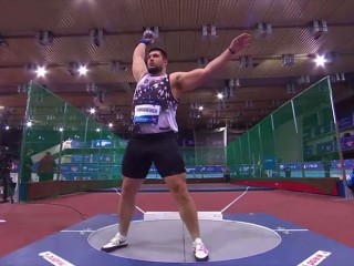 «Русская зима» стала золотой для Гродненщины: Олег Томашевич победил в толкании ядра в Москве