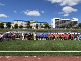 Областные соревнования по футболу «Кожаный мяч» открылись в Гродно