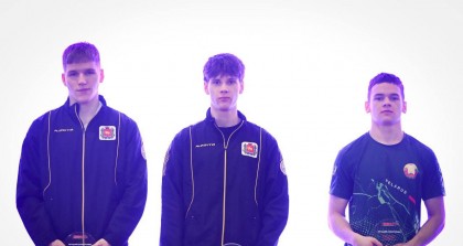 Команда юниоров-легкоатлетов Гродненской области – победитель первенства Республики Беларусь.