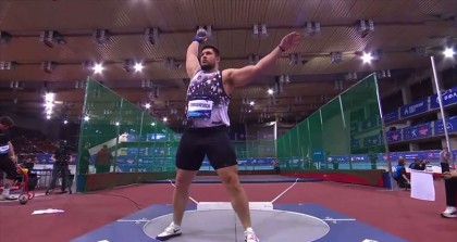 «Русская зима» стала золотой для Гродненщины: Олег Томашевич победил в толкании ядра в Москве